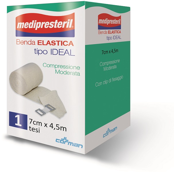 BENDA ELASTICA MEDIPRESTERIL IDEAL CM7X45MT - Farmacia Nuova Dr.ssa Gabriella Catellani
