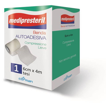 BENDA ADESIVA MEDIPRESTERIL 6X400CM - Farmacia Nuova Dr.ssa Gabriella Catellani