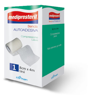 BENDA ADESIVA MEDIPRESTERIL 8X400 CM - Farmacia Nuova Dr.ssa Gabriella Catellani