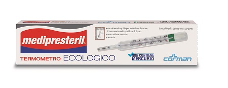 MEDIPRESTERIL TERMOMETRO ECOLOGICO SENZA MERCURIO - Farmacia Nuova Dr.ssa Gabriella Catellani