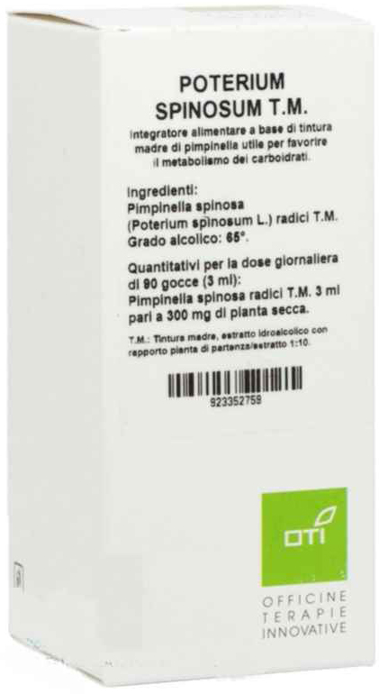 POTERIUM SPINOSUM TINTURA MADRE GOCCE 100ML - Farmacia Nuova Dr.ssa Gabriella Catellani