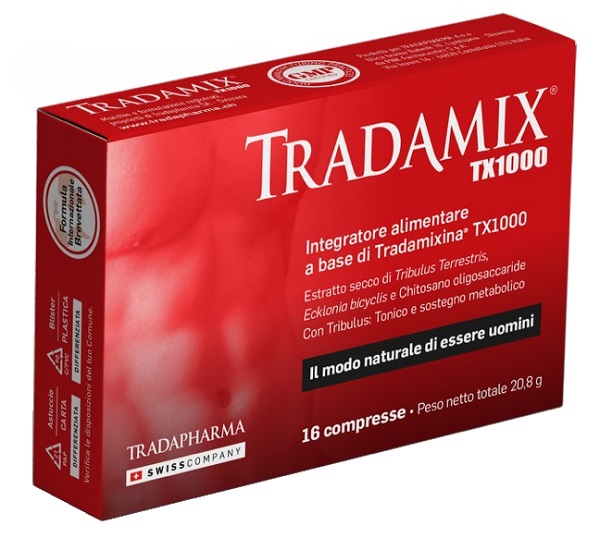 TRADAMIX TX 1000 ASTUCCIO 16 COMPRESSE - Farmacia Nuova Dr.ssa Gabriella Catellani
