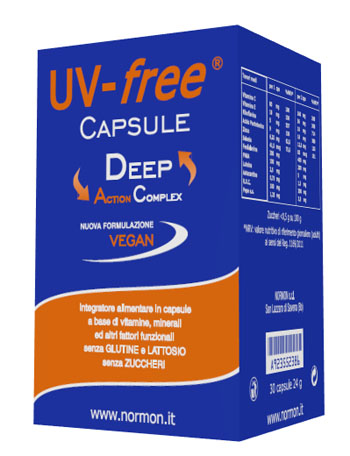 NORMON UV FREE 30 CAPSULE - Farmacia Nuova Dr.ssa Gabriella Catellani
