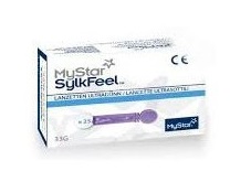LANCETTE PUNGIDITO MYSTAR SYLKFEEL LANCETS 33 GAUGE 25 PEZZI - Farmacia Nuova Dr.ssa Gabriella Catellani