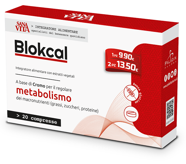 SANAVITA BLOKCAL 20 COMPRESSE - Farmacia Nuova Dr.ssa Gabriella Catellani