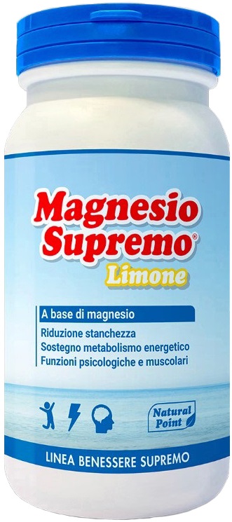 MAGNESIO SUPREMO LIMONE POLVERE 150 G - Farmacia Nuova Dr.ssa Gabriella Catellani