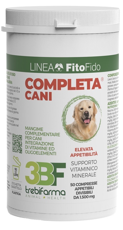 COMPLETA CANI 50 COMPRESSE BARATTOLO 75 G - Farmacia Nuova Dr.ssa Gabriella Catellani