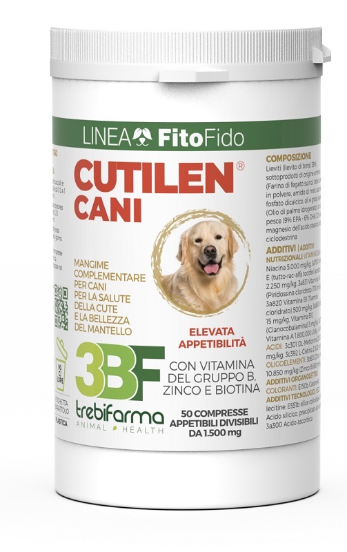 CUTILEN CANI 50 COMPRESSE BARATTOLO 75 G - Farmacia Nuova Dr.ssa Gabriella Catellani