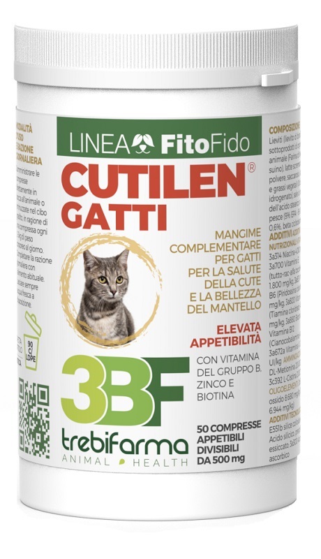 CUTILEN GATTI 50 COMPRESSE BARATTOLO 25 G - Farmacia Nuova Dr.ssa Gabriella Catellani