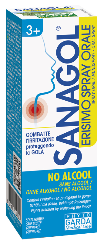 SANAGOL SPRAY ERISIMO SENZA ALCOOL 20 ML - Farmacia Nuova Dr.ssa Gabriella Catellani