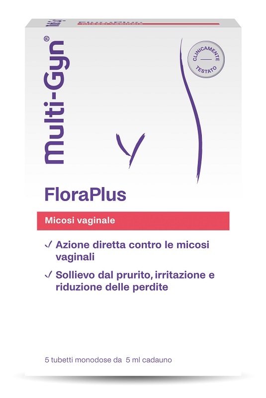 FLORAPLUS MULTI-GYN CANDIDOSI VAGINALE 5 TUBETTI X 5 ML - Farmacia Nuova Dr.ssa Gabriella Catellani