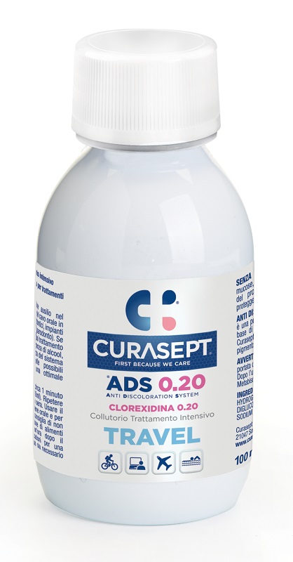 CURASEPT COLLUTORIO 0,20 ADS TRAVEL 100 ML - Farmacia Nuova Dr.ssa Gabriella Catellani