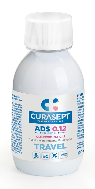 CURASEPT COLLUTORIO 0,12 TRAVEL ADS 100 ML - Farmacia Nuova Dr.ssa Gabriella Catellani