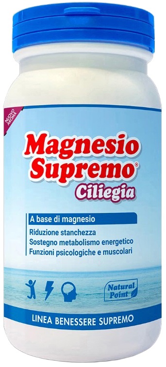 MAGNESIO SUPREMO CILIEGIA POLVERE 150 G - Farmacia Nuova Dr.ssa Gabriella Catellani
