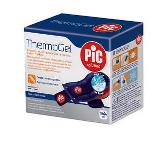 THERMOGEL CUSCINO TERAPIA CALDO FREDDO 10X26 CM CON FASCIA ELASTICA - Farmacia Nuova Dr.ssa Gabriella Catellani