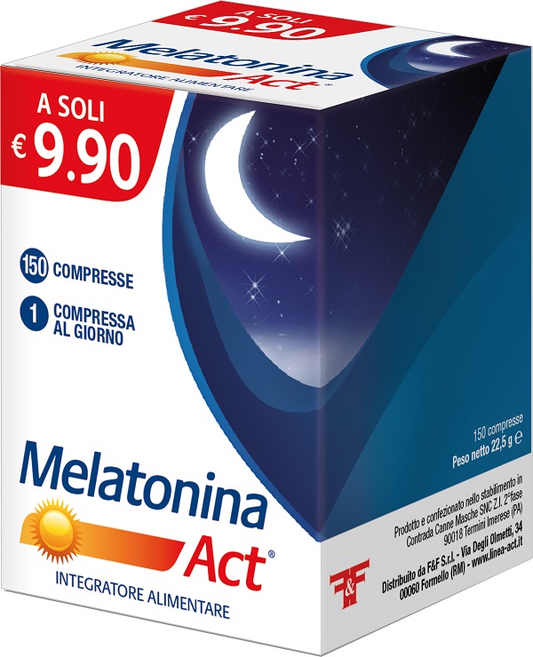 MELATONINA ACT 150 COMPRESSE - Farmacia Nuova Dr.ssa Gabriella Catellani