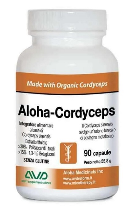 ALOHA CORDYCEPS 90 CAPSULE - Farmacia Nuova Dr.ssa Gabriella Catellani