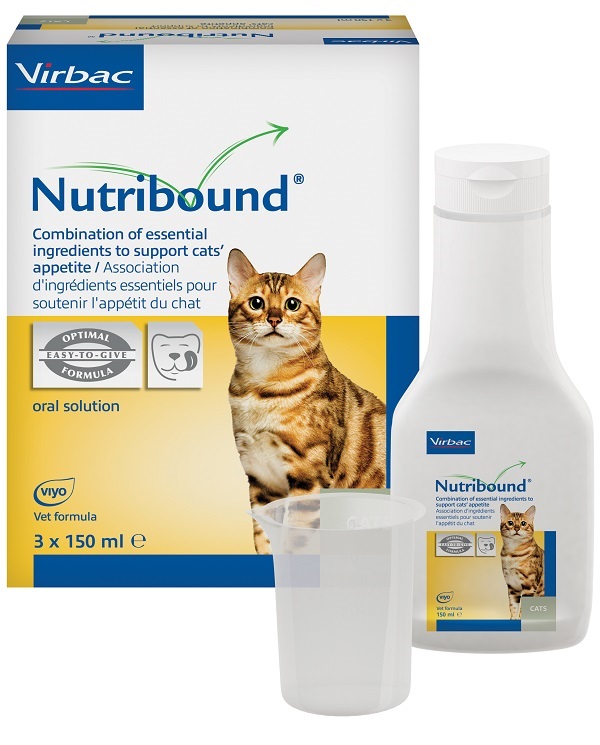 NUTRIBOUND SOLUZIONE ORALE APPETIBILE PER GATTO 3 FLACONI DA 150 ML - Farmacia Nuova Dr.ssa Gabriella Catellani