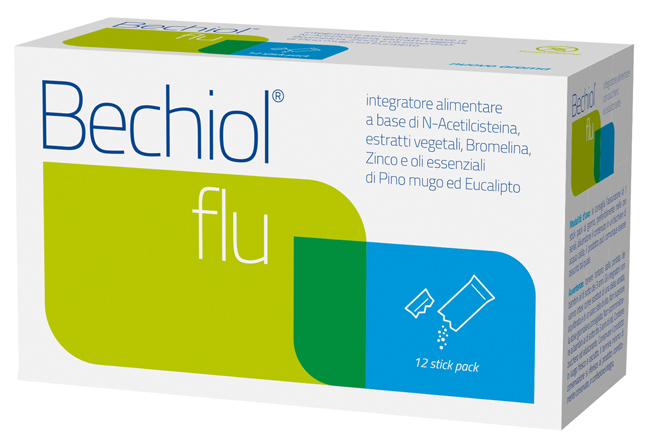BECHIOL FLU 12 BUSTINE STICK PACK - Farmacia Nuova Dr.ssa Gabriella Catellani