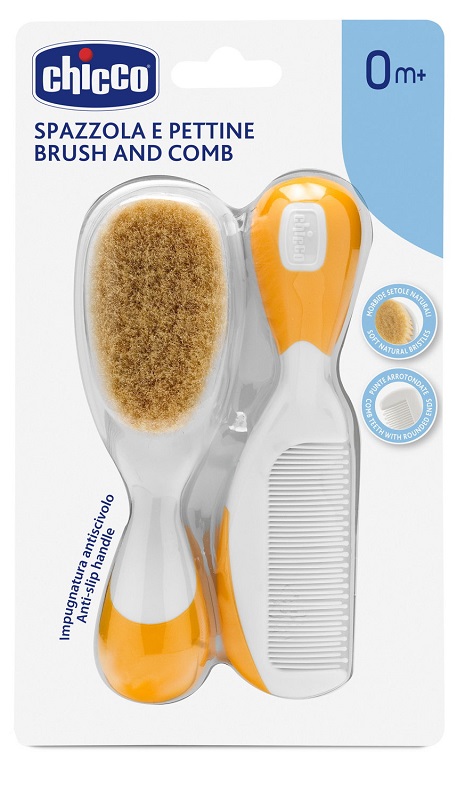 CHICCO SPAZZOLA + PETTINE ARANCIONE - Farmacia Nuova Dr.ssa Gabriella Catellani