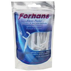 FORHANS ARCHETTI INTERDENTALI FLOSS PICKS 36PZ - Farmacia Nuova Dr.ssa Gabriella Catellani