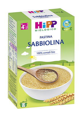 HIPP BIO PASTINA SABBIOLINA 320 G - Farmacia Nuova Dr.ssa Gabriella Catellani