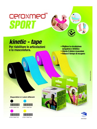 CEROXMED SPORT KINETIC TAPE BLU 1 PEZZO - Farmacia Nuova Dr.ssa Gabriella Catellani