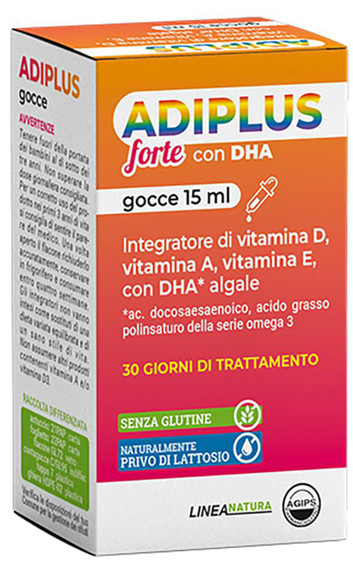 ADIPLUS FORTE CON DHA GOCCE FLACONCINO 15 ML - Farmacia Nuova Dr.ssa Gabriella Catellani