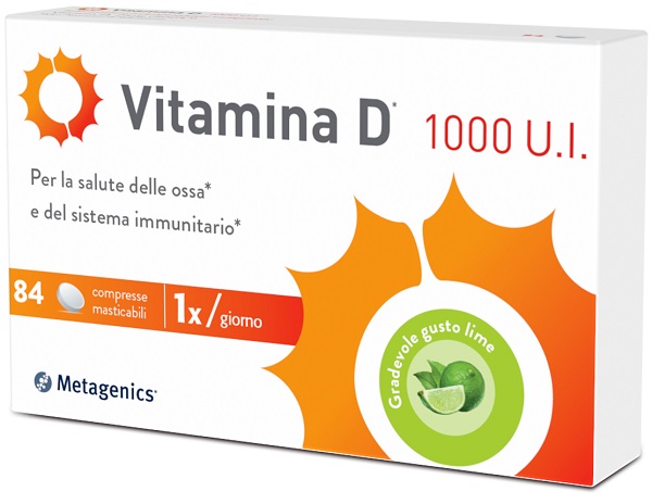 VITAMINA D 1000 UI 84 COMPRESSE MASTICABILI - Farmacia Nuova Dr.ssa Gabriella Catellani