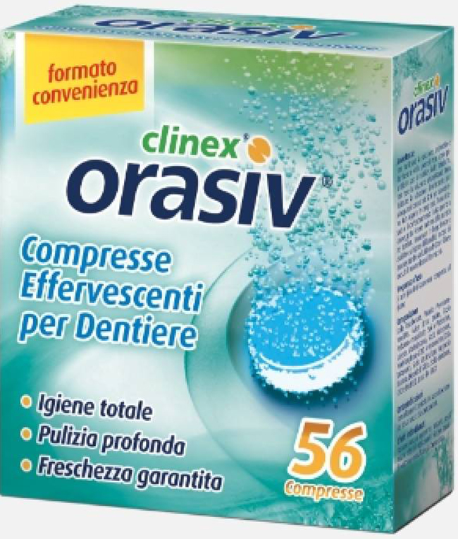ORASIV CLINEX 56 COMPRESSE EFFERVESCENTI - Farmacia Nuova Dr.ssa Gabriella Catellani
