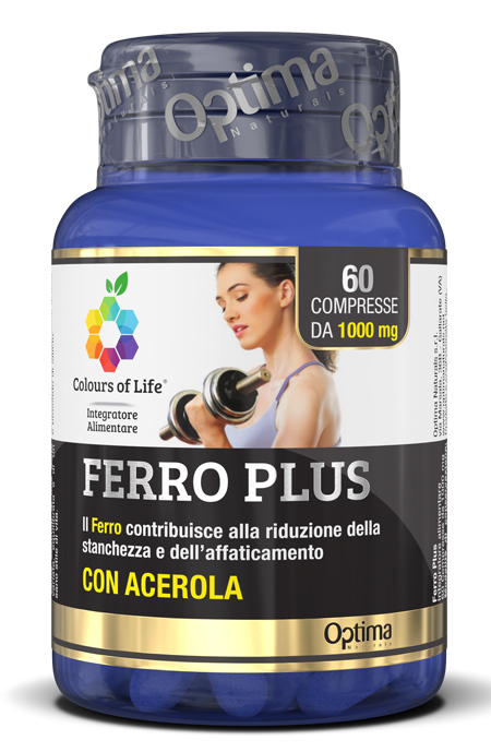 COLOURS OF LIFE FERRO PLUS 60 COMPRESSE 1000 MG - Farmacia Nuova Dr.ssa Gabriella Catellani
