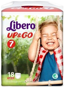 LIBERO UP&GO PANNOLINO PER BAMBINO TAGLIA 7 4X18 PEZZI - Farmacia Nuova Dr.ssa Gabriella Catellani