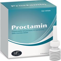 GEL RETTALE PROCTAMIN 6 MICROCLISMI DA 7 G - Farmacia Nuova Dr.ssa Gabriella Catellani