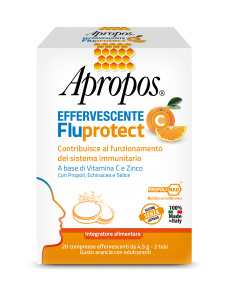 APROPOS FLUPROTECT EFFERVESCENTE C 20 COMPRESSE - Farmacia Nuova Dr.ssa Gabriella Catellani
