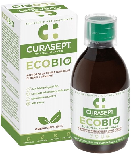 CURASEPT COLLUTORIO ECOBIO 300 ML PHARMADENT - Farmacia Nuova Dr.ssa Gabriella Catellani