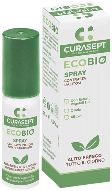 CURASEPT PHARMADENT ECOBIO SPRAY 20 ML - Farmacia Nuova Dr.ssa Gabriella Catellani