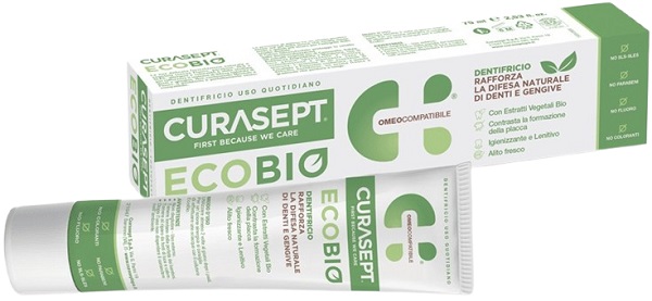 CURASEPT PHARMADENT ECOBIO DENTIFRICIO 75 ML - Farmacia Nuova Dr.ssa Gabriella Catellani