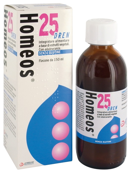 HOMEOS 25 DREN 150ML - Farmacia Nuova Dr.ssa Gabriella Catellani