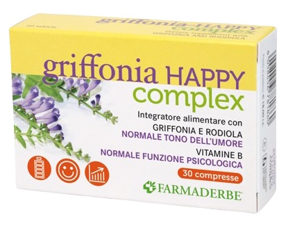 GRIFFONIA HAPPY COMPLEX 30 COMPRESSE - Farmacia Nuova Dr.ssa Gabriella Catellani