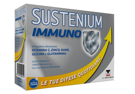SUSTENIUM IMMUNO ENERGY 14 BUSTINE DA 4,5 G - Farmacia Nuova Dr.ssa Gabriella Catellani