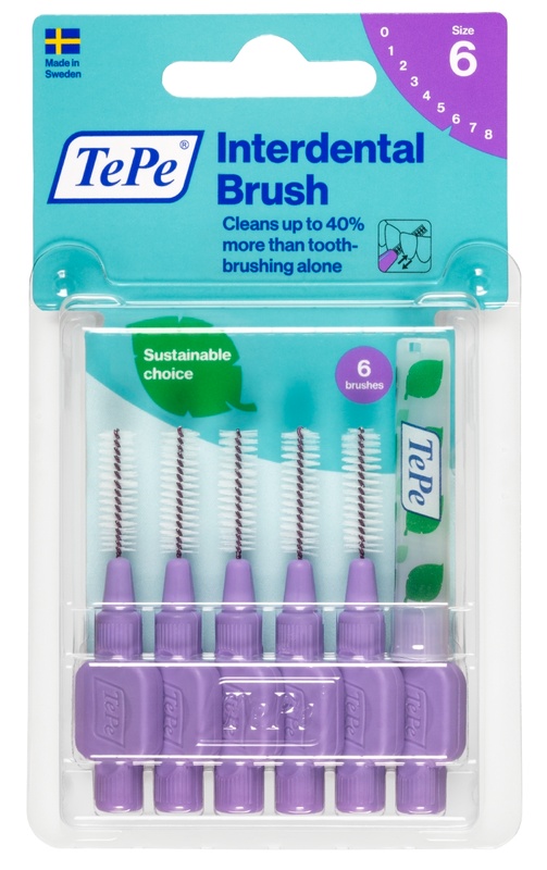 TEPE SCOVOLINO VIOLA 1,1MM 6 PEZZI - Farmacia Nuova Dr.ssa Gabriella Catellani