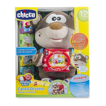 CHICCO GIOCO ORSO CANTASTORIE 1 PEZZO - Farmacia Nuova Dr.ssa Gabriella Catellani