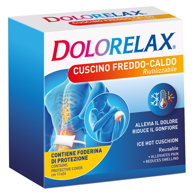 DOLORELAX ICE HOT CUSCINO RIUTILIZZABILE 11X26 CM 2 PEZZI - Farmacia Nuova Dr.ssa Gabriella Catellani