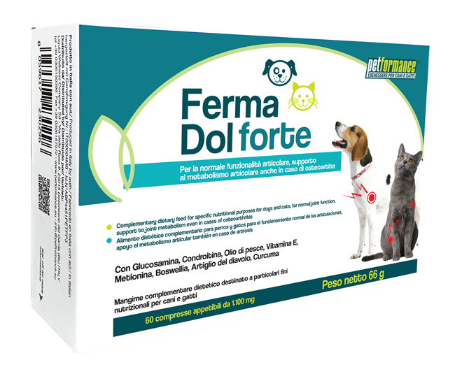 PETFORMANCE FERMA DOL FORTE 60 COMPRESSE - Farmacia Nuova Dr.ssa Gabriella Catellani