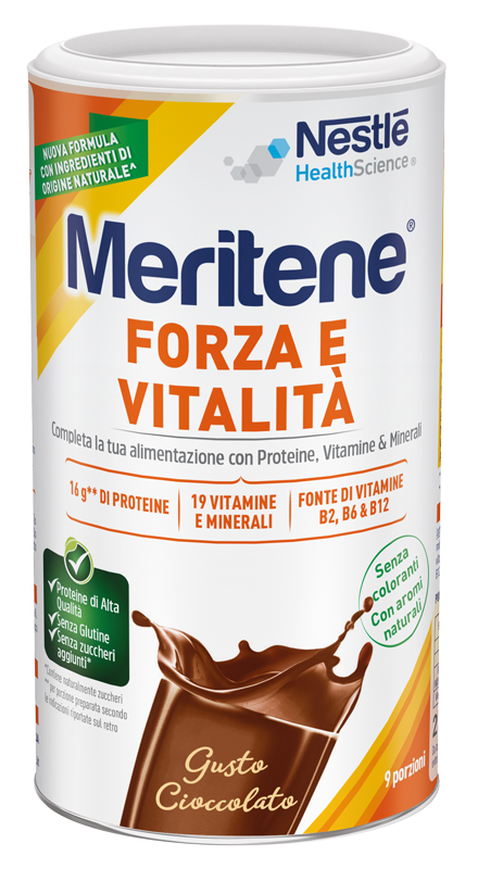 MERITENE FORZA E VITALITA' CIOCCOLATO 270 G - Farmacia Nuova Dr.ssa Gabriella Catellani