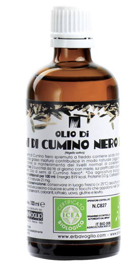 OLIO SEMI CUMINO NERO BIOLOGICO - Farmacia Nuova Dr.ssa Gabriella Catellani