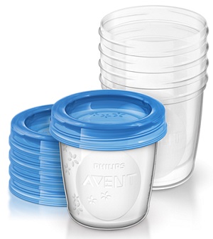 AVENT VASETTI VIA COPERCHIO 180 ML 5 PEZZI - Farmacia Nuova Dr.ssa Gabriella Catellani