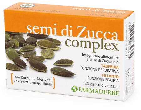SEMI DI ZUCCA COMPLEX 30 CAPSULE VEGETALI - Farmacia Nuova Dr.ssa Gabriella Catellani