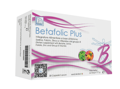 BETAFOLIC PLUS 30 CAPSULE ASTUCCIO 18,6 G - Farmacia Nuova Dr.ssa Gabriella Catellani