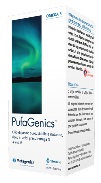 PUFAGENICS LIQUID LIMONE 210 ML - Farmacia Nuova Dr.ssa Gabriella Catellani